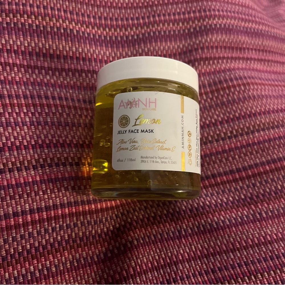 Aminnah AMNH Skincare  Lemon Jelly Face Mask
